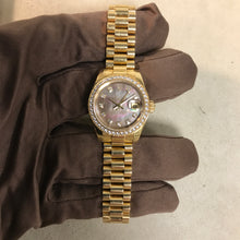 Load image into Gallery viewer, Rolex Lady Datejust President Yellow Gold (179138)