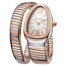 Load image into Gallery viewer, Bulgari Serpenti Tubogas Two Tone Silver Diamond (102237)