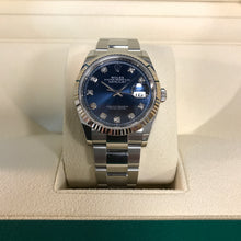 Load image into Gallery viewer, Datejust 36 Fluted Blue Diamond Dial (126234-0038)