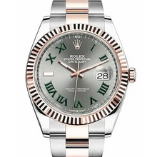 Load image into Gallery viewer, Rolex Datejust 41 Wimbledon Grey Roman Dial (126331-0015)