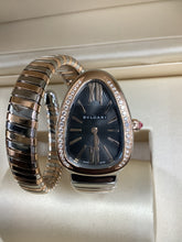 Load image into Gallery viewer, Serpenti Tubogas Two Tone Black Diamond (102098)