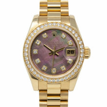 Load image into Gallery viewer, Rolex Lady Datejust President Yellow Gold (179138)