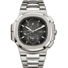 Load image into Gallery viewer, Patek Philippe Nautilus Travel Time Steel Chronograph (5990/1A-001)