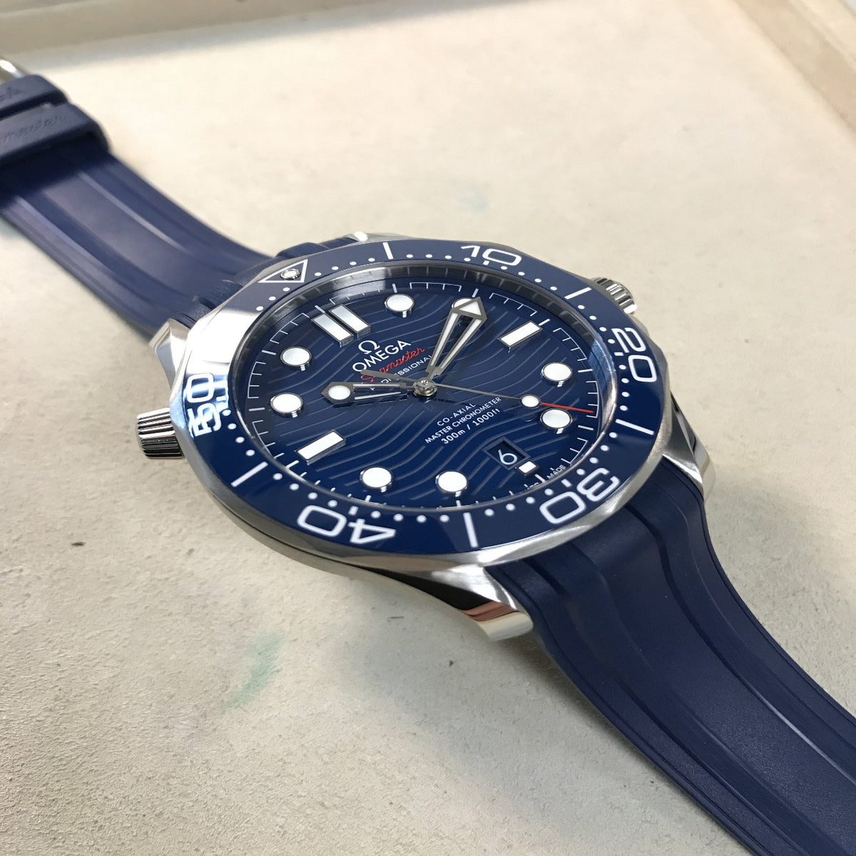 Omega Seamaster Diver 300M Blue Dial 210.32.42.20.03.001