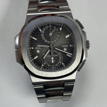 Load image into Gallery viewer, Patek Philippe Nautilus Travel Time Steel Chronograph (5990/1A-001)