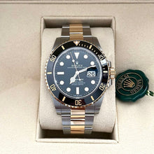 Load image into Gallery viewer, Rolex Submariner Date Black Dial Yellow Gold/Steel (126613LN)