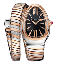 Load image into Gallery viewer, Serpenti Tubogas Two Tone Black Diamond (102098)

