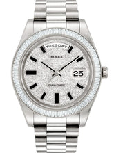 Load image into Gallery viewer, Rolex Day-Date 41 White Gold Factory Gem Set (218399BR)
