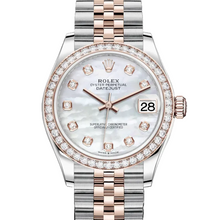 Load image into Gallery viewer, Datejust 31 Stainless Steel/ Rose Gold / Diamond / MOP / Jubilee (278381rbr-0026)
