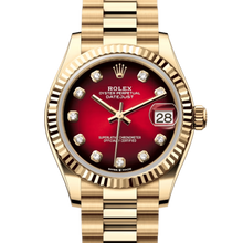 Load image into Gallery viewer, Rolex Datejust 31  Red Ombre Diamond Dial (278278-0049)

