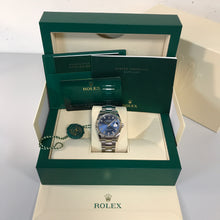 Load image into Gallery viewer, Datejust 36 Fluted Blue Diamond Dial (126234-0038)
