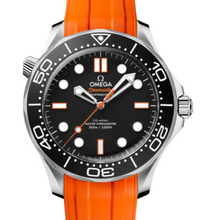 Load image into Gallery viewer, Omega Seamaster Diver 300M Orange Strap (210.32.42.20.01.006)
